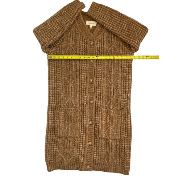 The GREAT. Long Cable Cardigan - Picture 13 of 14